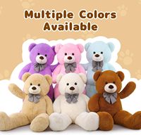 Ours en peluche géant personnalisable super doux, jouet en peluche amusant anti-stress, cadeau, fabrication OEM ODM