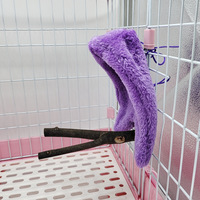 Couverture en peluche pour perroquet, couvertures douillettes en peluche, couvertures chaudes, nids pour cages, lits pour oiseaux, chapeaux chauds en peluche pour perruches