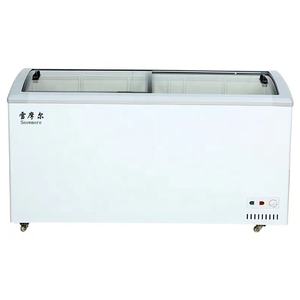 Nevera de acero inoxidable para congelador, expositor de pescado y mariscos frescos - Product Image 3