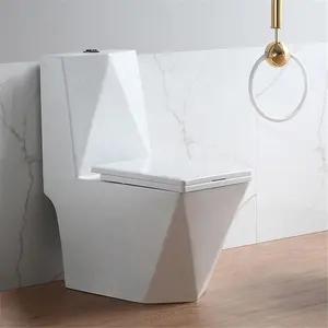 Hot Selling Sanitary Ware S-trap Siphonic 1 Piece Toilets Wc Bathroom Ceramic Toilet Bowl