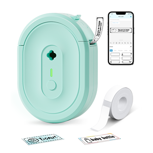 Impresora de Etiquetas Personalizadas N12 de 203DPI para Mini Impresora Térmica, Etiquetas Resistentes a la Decoloración, Impermeables y Personalizables - Product Image 1