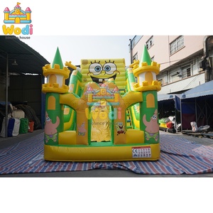 <span class=keywords><strong>Parque</strong></span> Inflable de <span class=keywords><strong>Bob</strong></span> <span class=keywords><strong>Esponja</strong></span> para Exteriores con Costuras Reforzadas para Entretenimiento al Aire Libre - Product Image 5