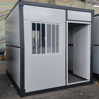 Casa Contenedor Plegable de Acero de Diseño Moderno de 20 pies, Precio de Fabricante, con Montaje Rápido para Uso en Edificios de Oficinas y Villas