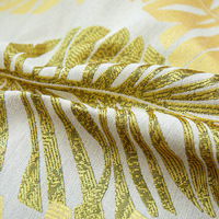 Amity Sofa Decor Taie d'oreiller Housse de coussin Polyester Machine Wash Plant High Quality Luxury Jacquard Leaves Series Home