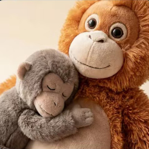 Jouets en peluche Ora-Mama Mama Punch Buddy en gros, singe gibon, compagnon apaisant, cadeau parent-enfant - Product Image 6