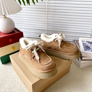 Botas de Invierno Clásicas para <span class=keywords><strong>Mujer</strong></span>, Diseño Nuevo 2026, Alta Calidad, Casuales, para Interiores y Exteriores, de Satén y Gamuza, con Plantilla de Piel - Product Image 5