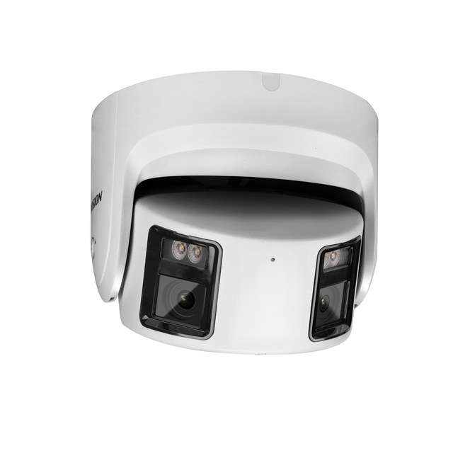 Network IP Camera DS-2CD2347G2P-LSU/SL Hik ColorVu Panoramic Dual Lens 180 Degree View 24/7 Colorful Imaging 4MP NVR Memory Card