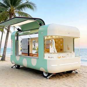 Carrito <span class=keywords><strong>de</strong></span> Comida Multifuncional para Venta <span class=keywords><strong>de</strong></span> Café, Helados y Palomitas, Ligero y Fácil <span class=keywords><strong>de</strong></span> Transportar para Parques, Playas, Centros Comerciales y Eventos - Product Image 1