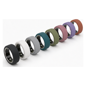 Lot de 8 protections extensibles pour Oura Ring 4 Gen 3, ensemble de protections en silicone élastique, s'enfile facilement, reste en place toute la journée - Product Image 1
