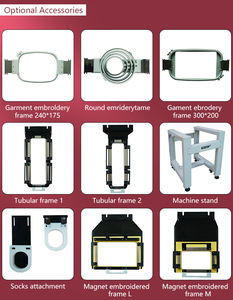 Kingjet 12 Needles Single Heads Mini Computerized <strong>Sewing</strong> <strong>Embroidery</strong> Printing <strong>Machine</strong> - Product Image 3