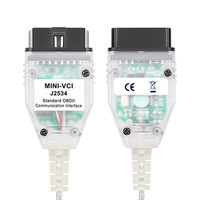 Mini VCI V18 J2534 para Toyota, Cable de Diagnóstico Techstream FTDI FT232RQ RL