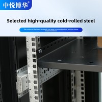 Armoire serveur 18-42U 19 pouces à poser au sol avec portes en verre maillé pour équipement réseau, salles de surveillance, amplificateur – En stock Hebei