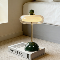 Lampe de table portable de luxe à intensité variable, lampe de chevet pour salon, bureau, restaurant, lampe de table LED sans fil rechargeable