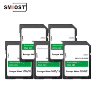 Para sistema de tarjeta SD de plástico SMIOST para Skoda RNS 315 Europa Android navegación GPS coche con cambio CID Compatible con Yeti Prakt