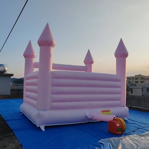 Attrezzature per parchi giochi all'aperto, attrezzature commerciali per feste per bambini a noleggio, gonfiabile per saltare, <span class=keywords><strong>castello</strong></span> gonfiabile bianco. - Product Image 5