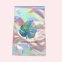 Enveloppes holographiques recyclables imprimées sur mesure Sacs postaux colorés d'expédition en poly avec logo et feuille auto-adhésive au laser