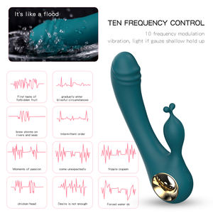 Cordless <span class=keywords><strong>Super</strong></span> bacchetta massaggiatore impermeabile G Spot coniglio Sex Toy energia elettrica masturbazione vibratore Dildo per le donne - Product Image 5