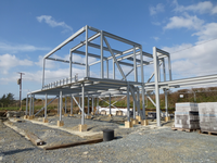 Structure résidentielle personnalisable et durable de structure métallique de maison préfabriquée de duplex