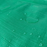 Bâche en toile verte biodégradable Lvju 180 g/m², imperméable, pour couvrir les terrains de tennis