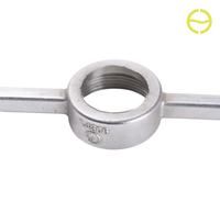 Matériel de valve en acier inoxydable OEM, moulé par procédé de cire perdue au silicat de lamine, certifié ISO9001, avec poignée filetée de type T