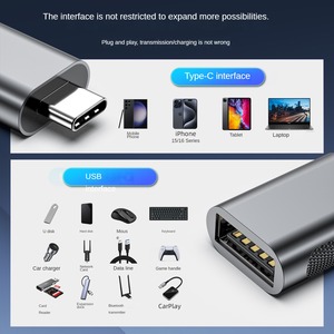 Thương hiệu Mới 10Gbps Type-C usb3.2 Nữ adapter iPhone 15 16 OTG điện thoại di động & máy tính xách tay sạc cáp dữ liệu cho xe máy tính máy ảnh - Product Image 6