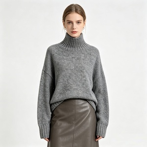 <span class=keywords><strong>Pull</strong></span> en maille épais à <span class=keywords><strong>col</strong></span> <span class=keywords><strong>roulé</strong></span> pour <span class=keywords><strong>femme</strong></span>, vente en gros, service OEM/ODM, <span class=keywords><strong>pull</strong></span> décontracté ample pour <span class=keywords><strong>femme</strong></span> - Product Image 5