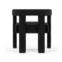 Fauteuil d'appoint moderne géométrique en bouclette, avec pieds épais et rembourrage, fauteuil barillet robuste, chaise de salle à manger, pour appartement et salle de bain