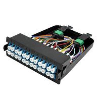 Module de cassette fibre optique 12 cœurs MPO MTP vers LC, cassette de brassage de fibres optiques multimodes OM3 OM4 pour centre de données, certifié CE ROHS REACH