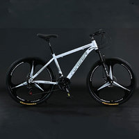 Vélo de montagne à pneus larges avec suspension, vélo de montagne à double amortisseur, vélo de montagne tout-terrain pour adultes en alliage d'aluminium avec freins à disque doubles