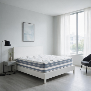 Colchón Moderno Anti-Deformación de Espuma Viscoelástica con Muelles, Tamaño Doble, 9 Pulgadas, Borde Reforzado, para Uso en Proyectos Hoteleros - Product Image 2