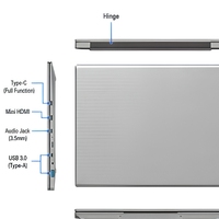 Ordinateur portable AI hors ligne de 15,6 pouces, 32 Go de DDR4, 1 To de SSD
