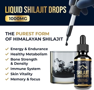 OEM/ODM Gouttes liquides de Shilajit pur de l'Himalaya, Complexe de vitamines et minéraux, Énergie et stimulation immunitaire, Adultes, 50 ml, dose de 5 ml, Durée de conservation de 24 mois - Product Image 6