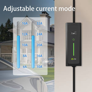 Chargeur EV portable OEM ODM 16A 32A 40A C10 Niveau 2 pour la maison et la <span class=keywords><strong>voiture</strong></span>, monophasé 3.6kW 7kW 9.6kW, EVSE mobile avec application optionnelle - Product Image 3