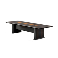 Table de conférence extensible en bois moderne et économique pour salon et bureau à domicile
