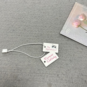 Cá nhân <span class=keywords><strong>Tiny</strong></span> jewelers treo thẻ đồ trang sức treo tag nhãn tùy chỉnh quần áo treo giá thẻ giấy cho quần áo - Product Image 5