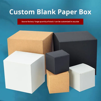 Wholesale Low MOQ Customization Cheap Paperboard Gold Foil Biodegradable Black White Brown Custom Logo Lamination Candle Box