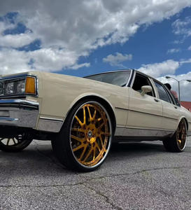 Velg Mobil 2 Piece 18 19 20 21 22 23 24 26 Inch Lapis Emas Chrome Deep Lip Forged Wheels untuk Chevrolet Impala BMW M3 M4 - Product Image 6