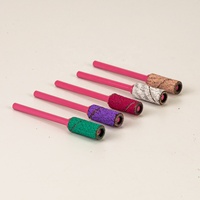 50 pièces/boîte Fine moyenne grossière 80 #150 #240 # Rose rose e-file mince Mini petit 3.1mm foret à ongles bandes de ponçage
