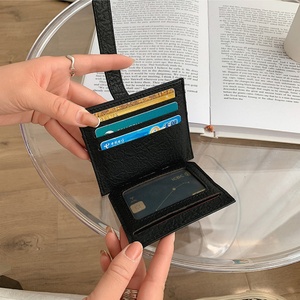 Boshiho Customized Coin Pouch Slim Front Pocket <b>Wallet</b> <b>RFID</b> Blocking Leather Card Holder Purse - Product Image 1