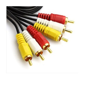 สาย AV 5 ม. 3RCA ต่อ 3RCA ชายต่อชาย ทองแดงแท้ สำหรับเครื่องเล่นดีวีดี - Product Image 4