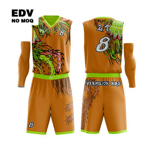 เสื้อบาสเก็ตบอลระบายอากาศป้องกันแบคทีเรียเสื้อทีมแห้งเร็วเสื้อบาสเก็ตบอลพิมพ์ลายขนาดใหญ่พิเศษ - Product Image 1