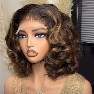 100% Nguyên Liệu Brazil Bouncy Tóc Giả Tóc Ngắn Cho Ren Phía Trước Mịn <span class=keywords><strong>Bob</strong></span> Tóc Giả Cho Phụ Nữ Glueless Ren Phía Trước Tóc Giả Hàng Đầu Nhà Cung Cấp - Product Image 3