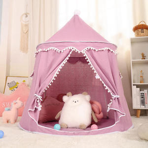 Carpa <span class=keywords><strong>Infantil</strong></span> Grande y Espaciosa, Portátil, para Jugar en Interiores, Unisex, de Poliéster Suave, 110 cm, para Edades de 2 a 13 Años - Product Image 5