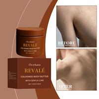 Vente en gros Marque privée Crème au beurre corporel naturelle Butte corporelle cologée avec soin doux