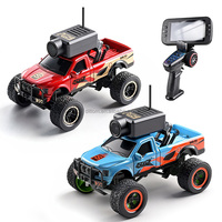 WLtoys 6407-C Voiture tout-terrain RC et APP 2.4G avec caméra, transmission vidéo en temps réel VR 1/64, voiture RC avec écran d'affichage