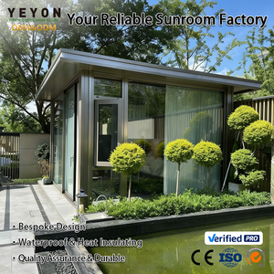 Yeyon Modernes Aluminium-Wintergarten-System mit Doppelverglasung aus Gehärtetem Glas für Wohnbereiche, Außenbereiche, Hallen und Parks - Professionell - Product Image 1