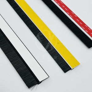 Fabrieksprijs Eenvoudig Te Monteren Garagedeur Veegt Nylon Weer Schuifdeur Afdichting <span class=keywords><strong>Strip</strong></span> Borstels 10M Borstelstrip - Product Image 6