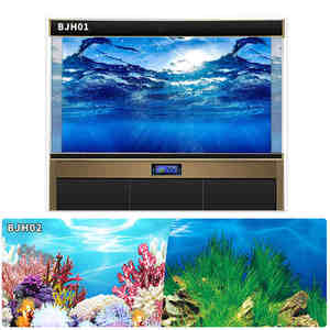 Hersteller <span class=keywords><strong>Aquarium</strong></span> Hintergrund Aufkleber Doppelseitiges <span class=keywords><strong>Aquarium</strong></span> Dekorative Bilder Unterwasser Hintergrund Dekor - Product Image 2