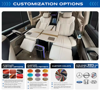 Siège de capitaine avec repose-jambes électrique, chauffage, ventilation, massage et table pliante pour Lexus LX570