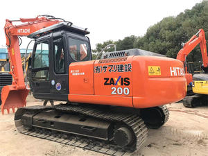 Excavadora Hitachi ZX200 de 20 toneladas usada, excavadora sobre orugas ZX200 de Hitachi ZX200, a la venta, a la venta - Product Image 2